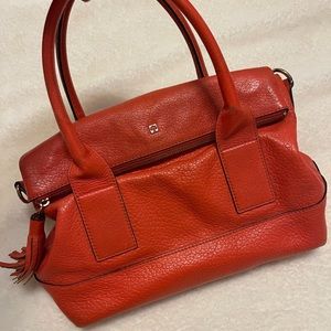 Kate Spade Foldover Satchel, Orange.
